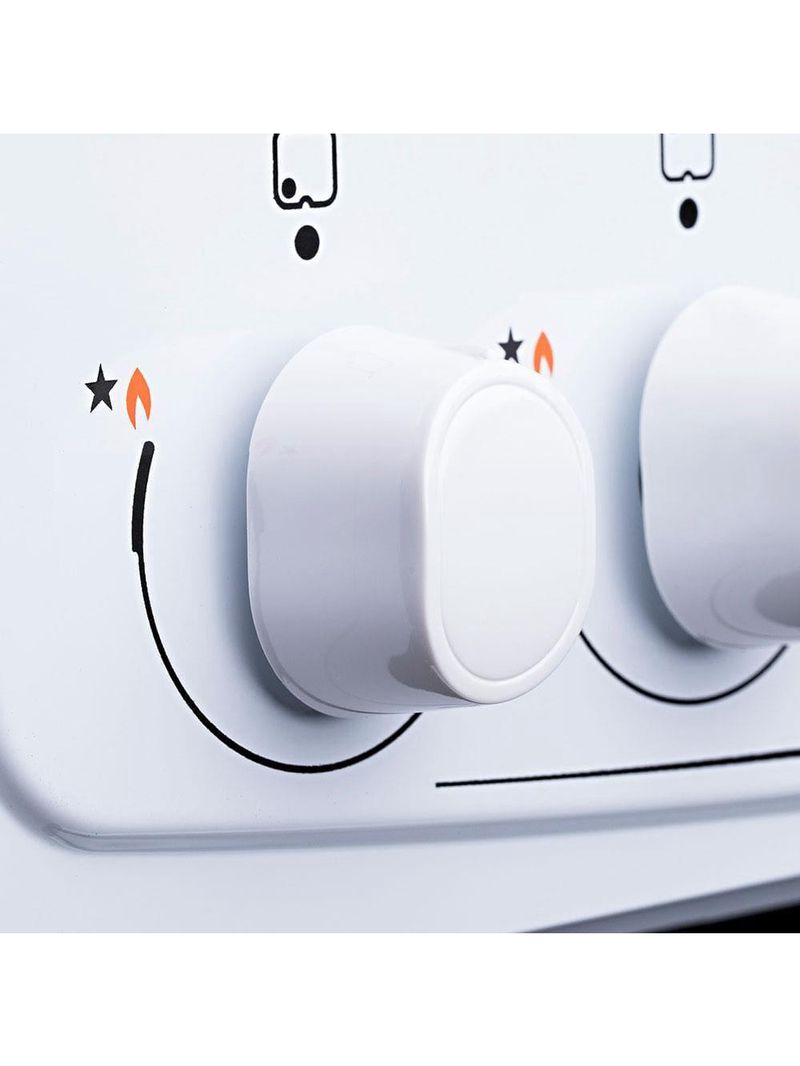 Fogão atlas 4 bocas coliseum plus com mesa de inox, forno com amplo visor e acendimento manual – branco