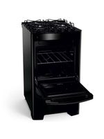 Fogão consul 4 bocas cfo4vbe com mesa de vidro e grades individuais bivolt - preto