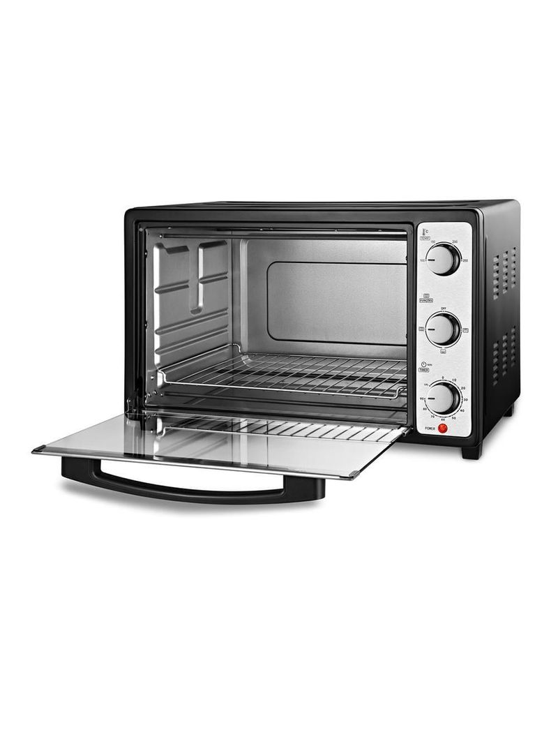 Forno elétrico mondial line grand family ii frn-52 com 52 litros – preto
