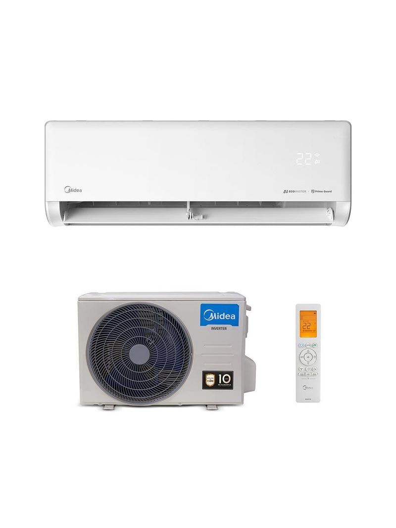 Ar Condicionado Split Hi Wall Inverter Midea AI Ecomaster 12000 BTUs R-32 Quente e Frio 220V
