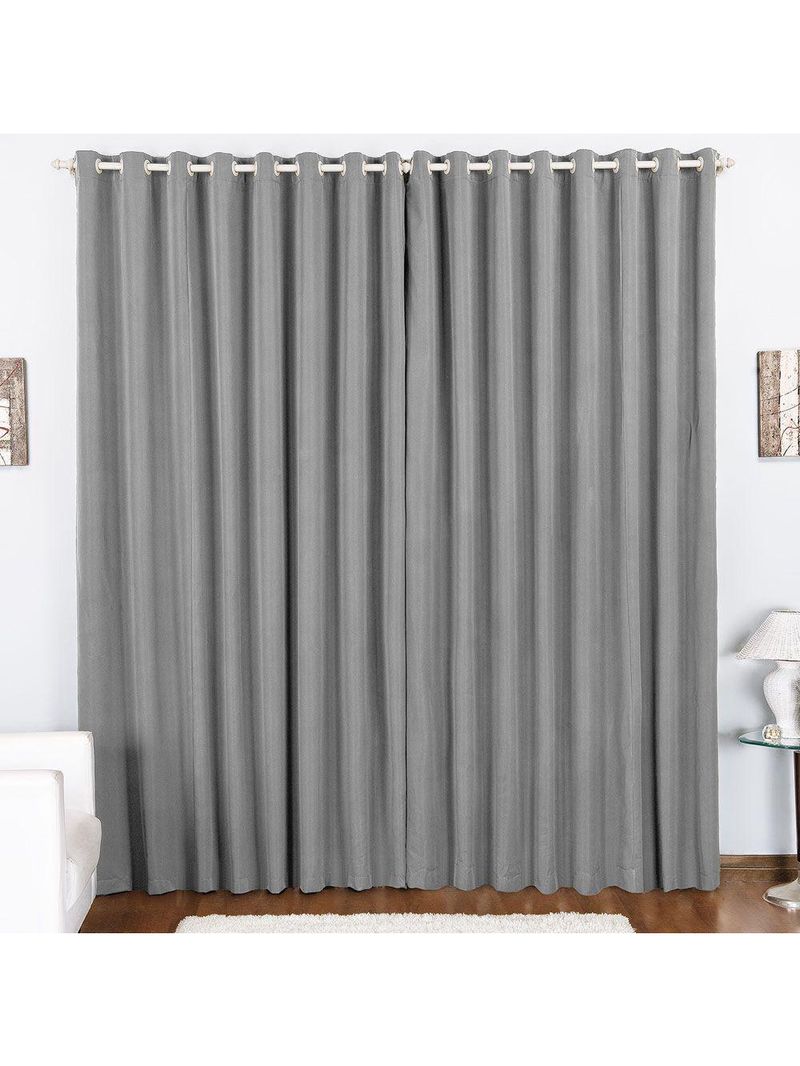 Cortina Tóquio Oxford 4,00M X 2,80M Cinza