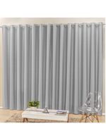 Cortina Madri Tecido Semi Blackout 3,00M X 2,50M Cinza
