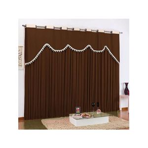 Cortina Maya Para Varão Tecido Malha Gel 2,00 X 1,80 Metros Alt - Tabaco