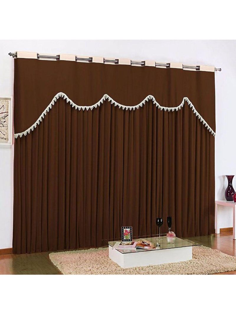 Cortina Maya Tecido Malha Gel 2,00 X 1,80M Alt Tabaco