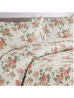 Kit Cobre Leito Colcha Mix Queen Estampado 3 Peças - Débora