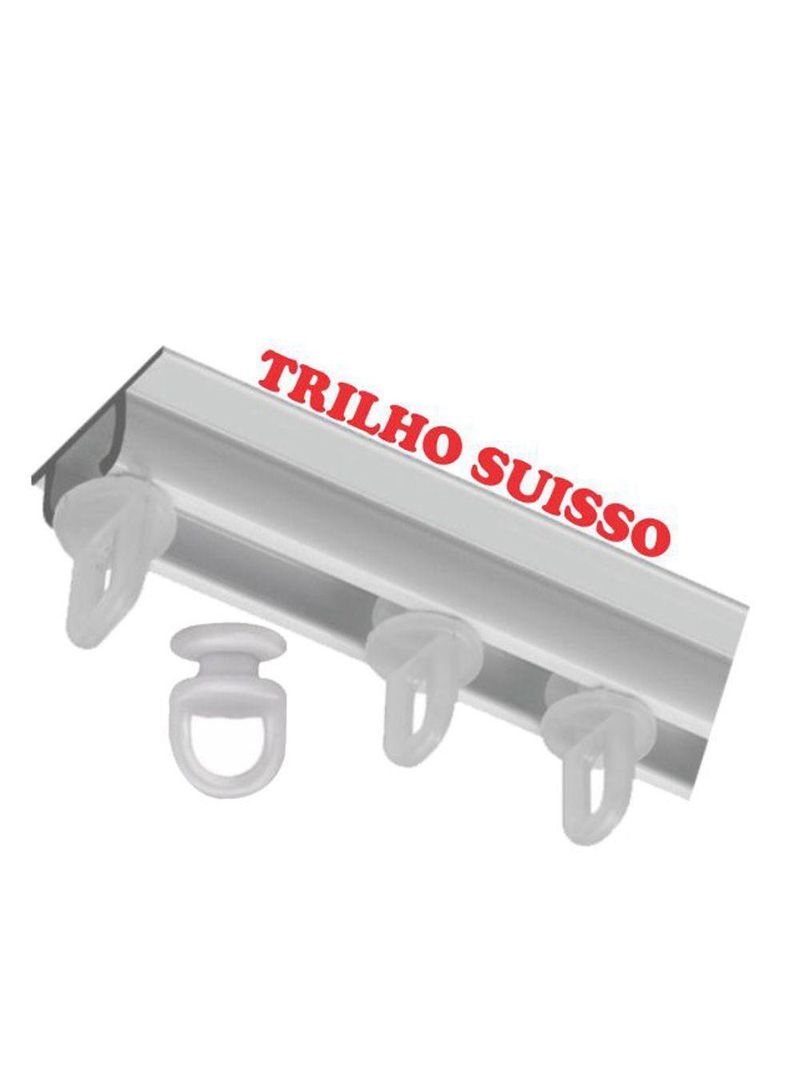 Cortina Block Blackout Blecaute Para Trilho Suisso Max Tecido Corta Luz ...