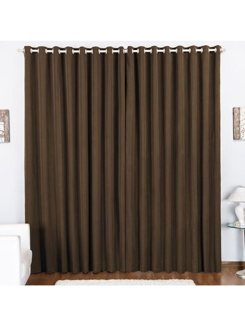 Cortina Tóquio Oxford 4,00M X 2,80M Marrom