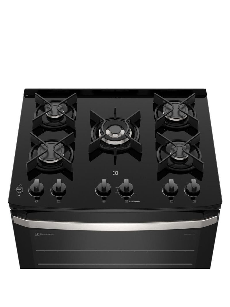 Fogão 5 bocas electrolux fe5gb efficient preto bivolt