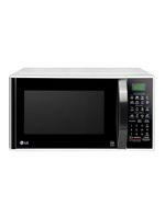 Forno de micro-ondas lg 30 litros ms3091 com função limpa fácil e descongelamento uniforme - preto e branco