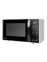 Forno de micro-ondas lg 30 litros ms3091 com função limpa fácil e descongelamento uniforme - preto e branco