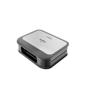 Sanduicheira e grill britânia bgr25b com revestimento antiaderente, trava de fechamento e base antiderrapante – preto/inox