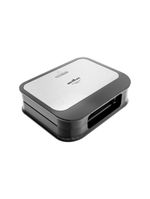 Sanduicheira e grill britânia bgr25b com revestimento antiaderente, trava de fechamento e base antiderrapante – preto/inox