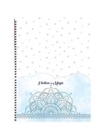 Caderno Espiral Capa Dura 10x1 - 160 Folhas - I Believe In Magic - São Domingos