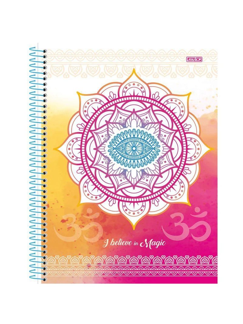 Caderno Espiral Capa Dura 10x1 - 160 Folhas - I Believe In Magic - São Domingos