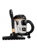Aspirador de pó e Água wap gtw 1600w 12l com função sopra folhas – inox/preto/amarelo