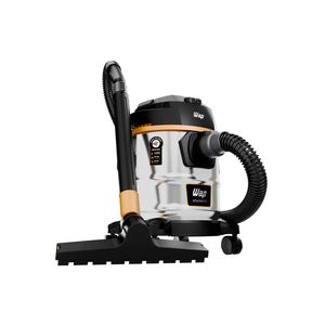 Aspirador de pó e Água wap gtw 1600w 12l com função sopra folhas – inox/preto/amarelo