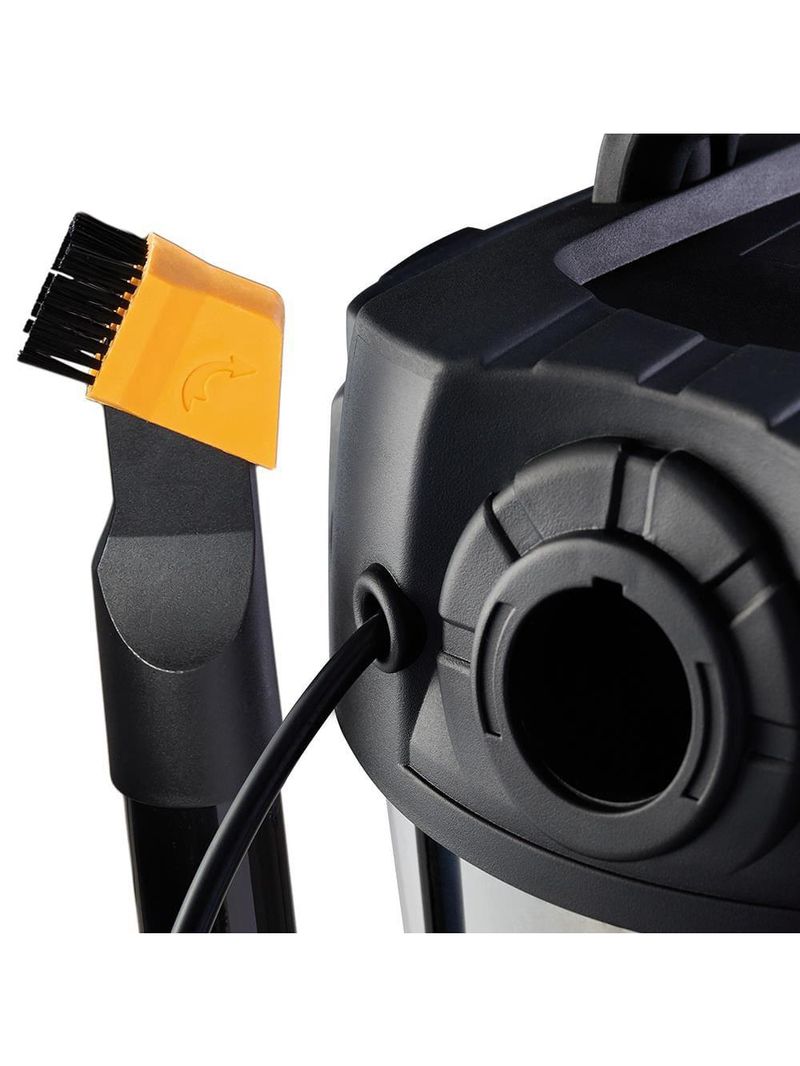 Aspirador de pó e Água wap gtw 1600w 12l com função sopra folhas – inox/preto/amarelo