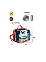 Kit Escolar Mochila De Rodinhas E Lancheira Hot Wheels-preto