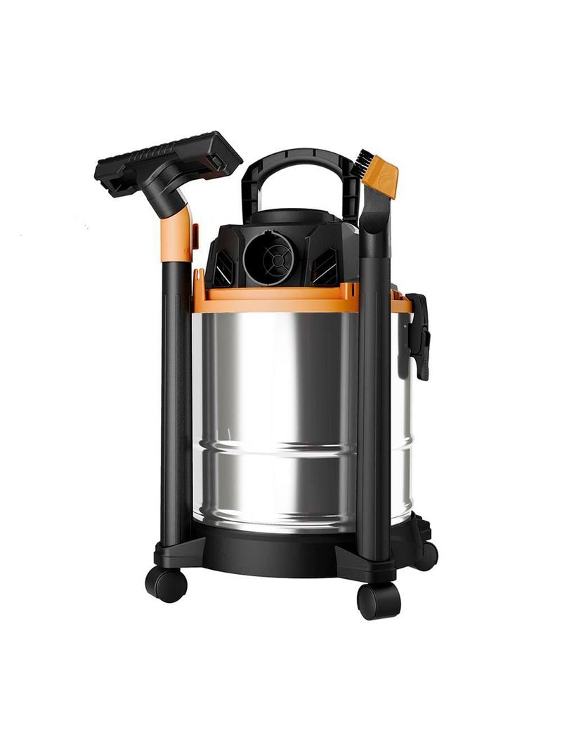 Aspirador de pó e Água wap gtw 1900w 20l com tecnologia easy cleaning – inox/preto/amarelo