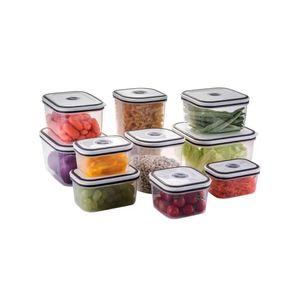 Conjunto de potes 10 peças electrolux em polipropileno com fechamento hermético