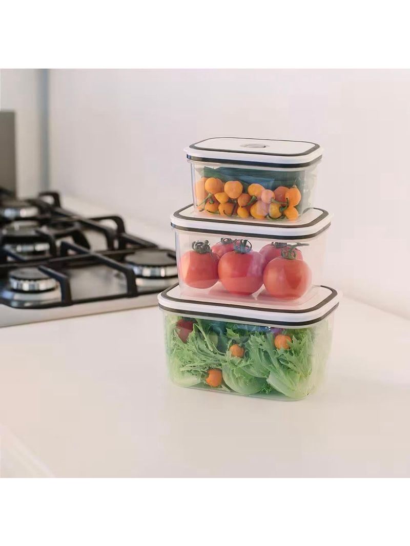 Conjunto de potes 10 peças electrolux em polipropileno com fechamento hermético