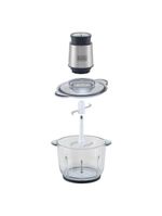 Miniprocessador de alimentos black decker mp300g antiaderente em inox, modo de 2 ou 4 lâminas com 2 velocidades - 300w