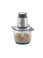 Miniprocessador de alimentos black decker mp300g antiaderente em inox, modo de 2 ou 4 lâminas com 2 velocidades - 300w