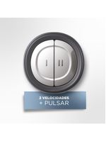 Miniprocessador de alimentos black decker mp300g antiaderente em inox, modo de 2 ou 4 lâminas com 2 velocidades - 300w