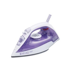 Ferro a vapor black+decker fx1050 1200w base antiaderente spray frontal cabo giratório