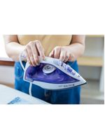 Ferro a vapor black+decker fx1050 1200w base antiaderente spray frontal cabo giratório