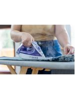 Ferro a vapor black+decker fx1050 1200w base antiaderente spray frontal cabo giratório