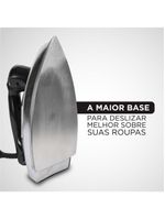 Ferro de passar a seco black decker vfa1110tm2 com base de alumínio