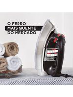 Ferro de passar a seco black decker vfa1110tm2 com base de alumínio