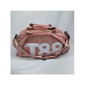 Bolsa Mala Esportiva Mochila Costa Transversal Fitness Treino Futebol Academia Viagem Impermeável rosa