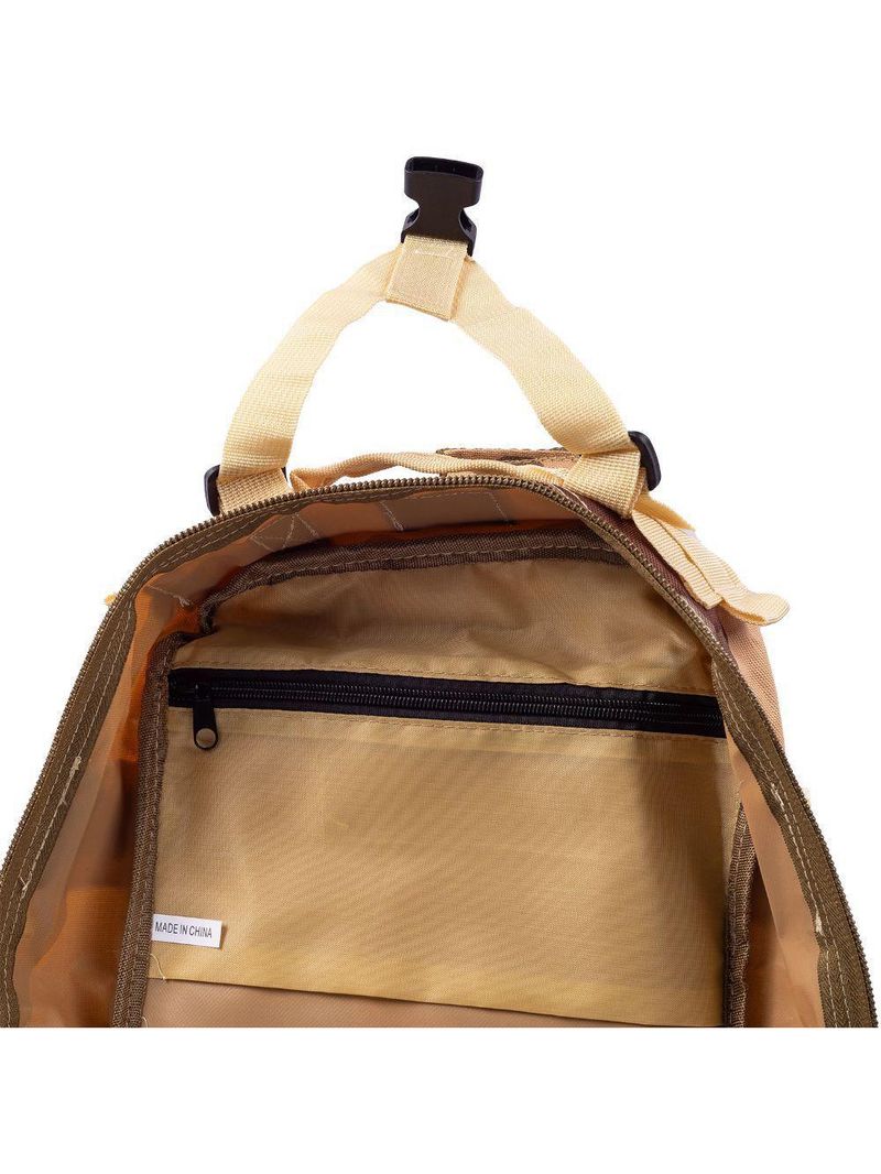 Mochila Multiuso Escolar Tática Cargueira 30 Litros Camping Pesca Cáqui