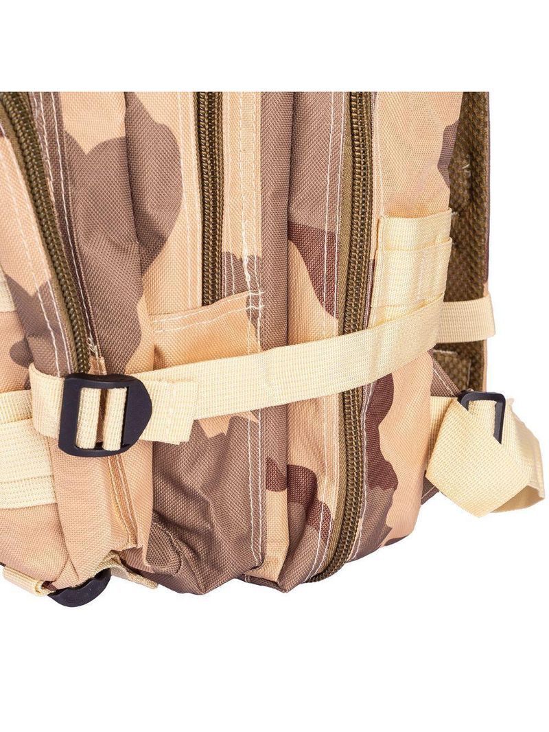 Mochila Multiuso Escolar Tática Cargueira 30 Litros Camping Pesca Cáqui