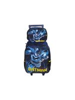 Mochila De Carrinho C/ Lancheira Do Batman Azul - Luxcel