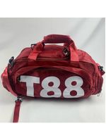 Bolsa Mala Esportiva Mochila Transversal Impermeável vermelho