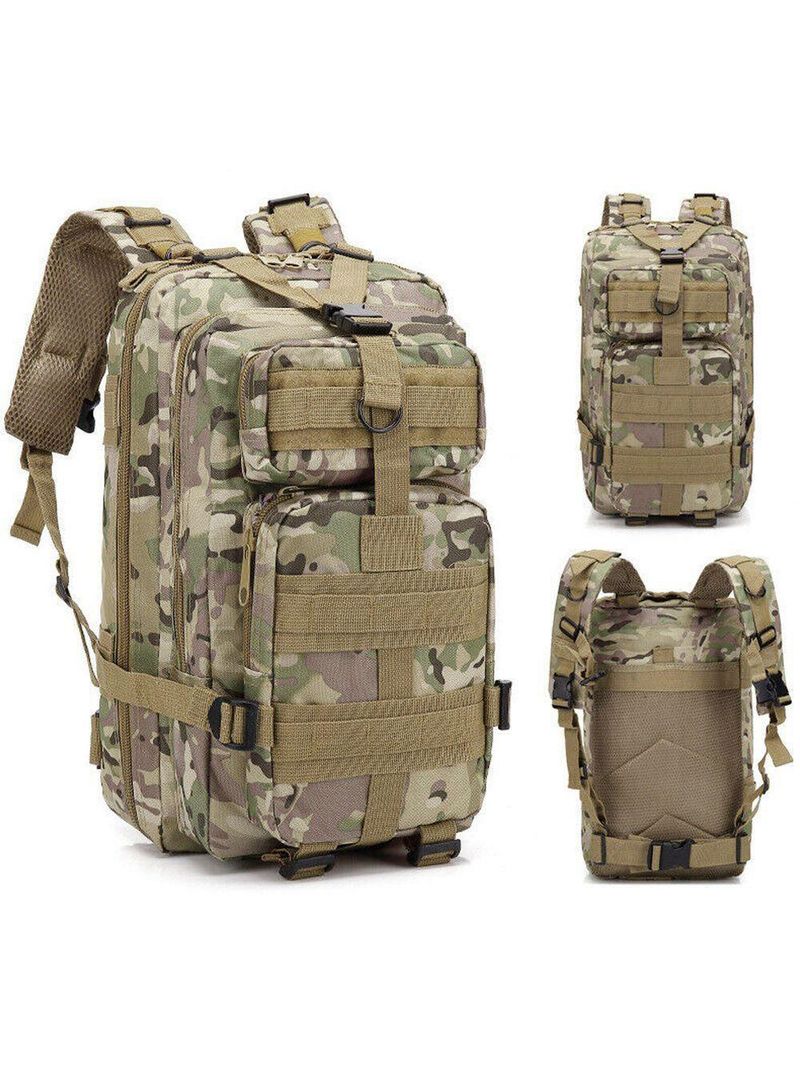 Mochila Multiuso Escolar Tática Cargueira 30 Litros Camping Pesca Verde