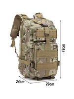 Mochila Multiuso Escolar Tática Cargueira 30 Litros Camping Pesca Verde