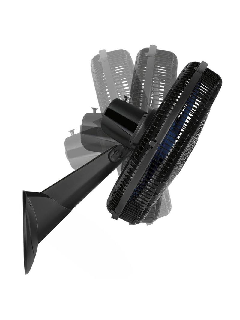 Ventilador de parede arno xtreme force breeze vb51 50cm com 3 velocidades e 6 pás - preto