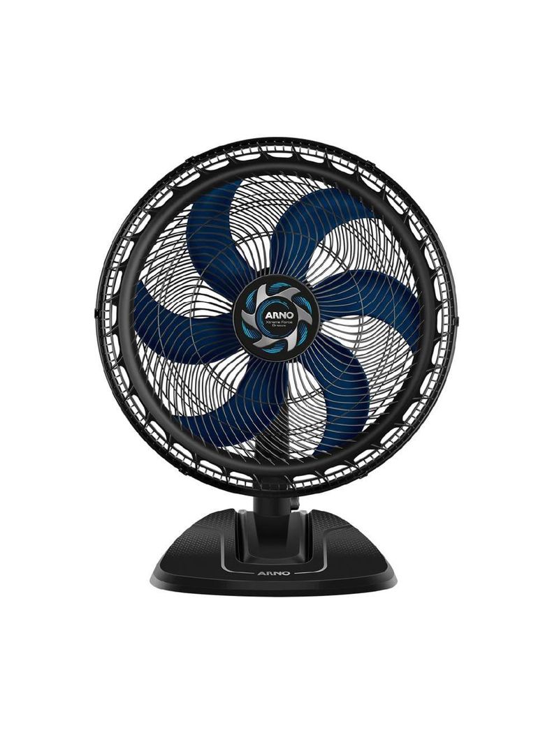 Ventilador de mesa arno xtreme force breeze vb50 50cm com 3 velocidades e 6 pás - preto