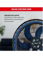 Ventilador de mesa arno xtreme force breeze vb50 50cm com 3 velocidades e 6 pás - preto