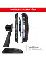 Ventilador de mesa arno xtreme force breeze vb50 50cm com 3 velocidades e 6 pás - preto