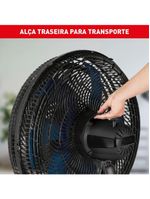 Ventilador de mesa arno xtreme force breeze vb50 50cm com 3 velocidades e 6 pás - preto