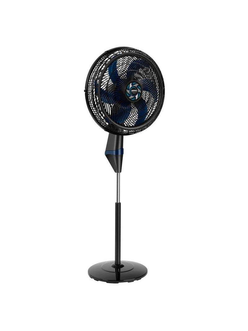 Ventilador de coluna arno xtreme force breeze vb52 50 cm com 3 velocidades e 6 pás – preto