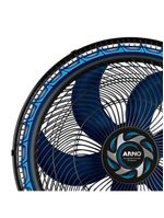 Ventilador de coluna arno xtreme force breeze vb52 50 cm com 3 velocidades e 6 pás – preto