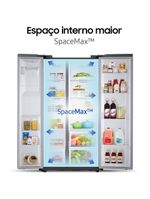 Geladeira samsung side by side digital inverter rs60t5200s9 frost free com all around cooling e spacemax inox look – 602 l
