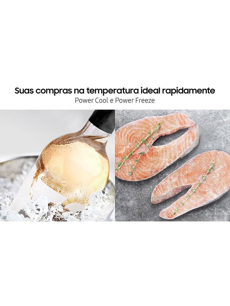 Geladeira samsung side by side digital inverter rs60t5200s9 frost free com all around cooling e spacemax inox look – 602 l