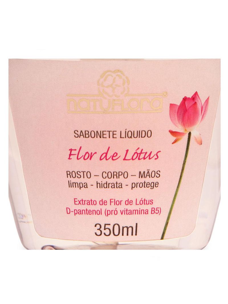 Sabonete líquido natuflora - flor de lótus